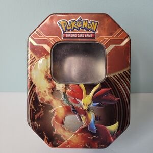 Pokemon Delphox Trading Card Game EMPTY Tin Box 2013